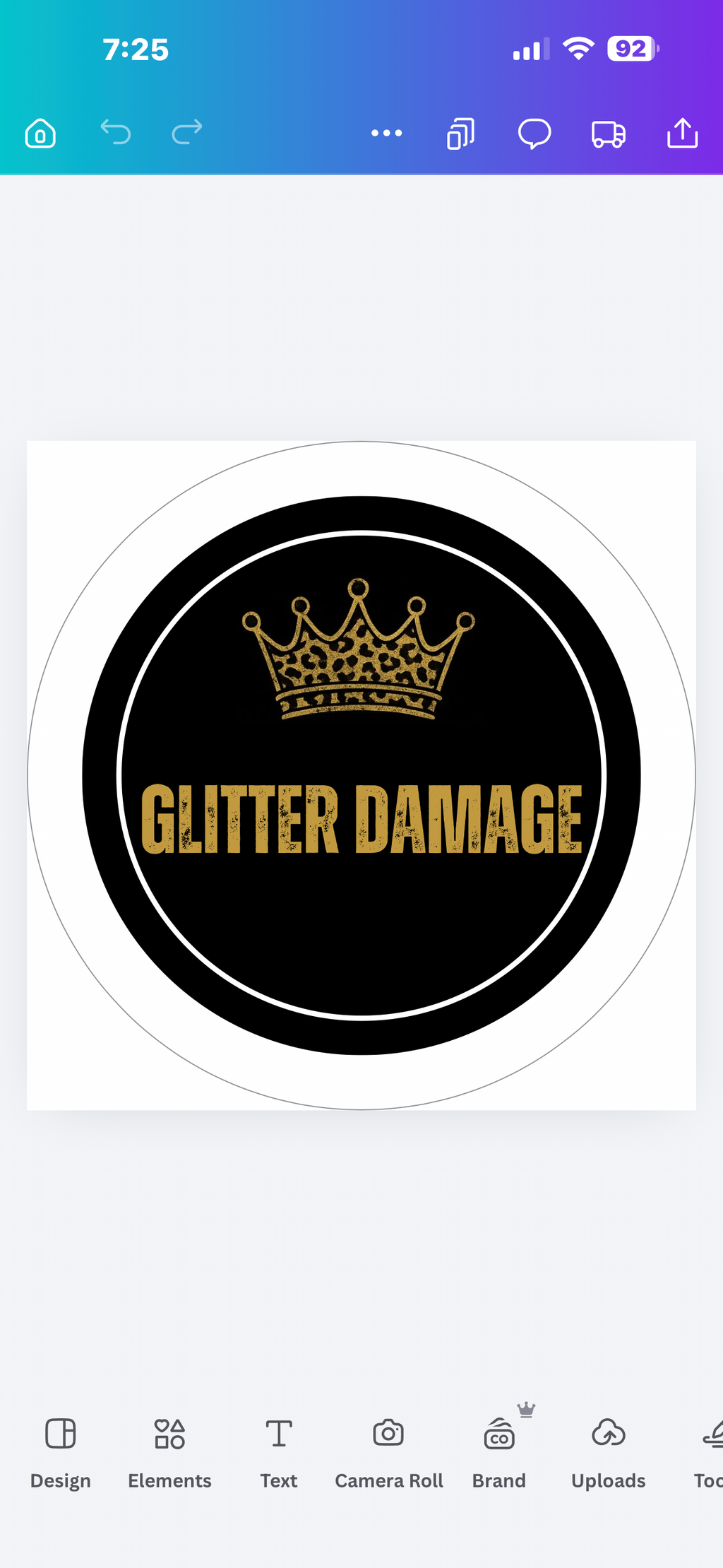 Glitter Damage