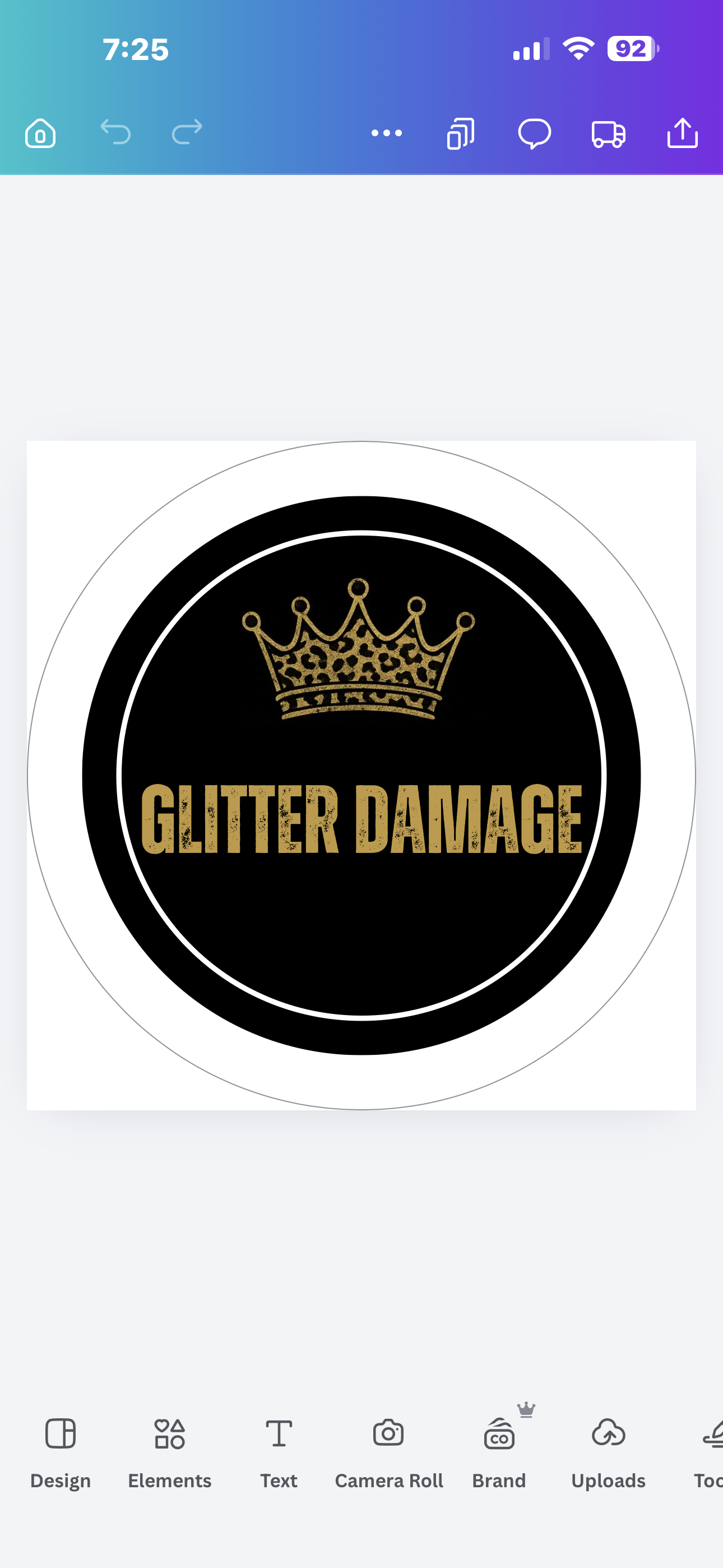 Glitter Damage